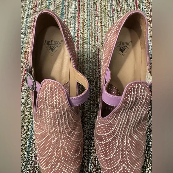 John Fluevog Poser Somani T-strap Heels - Picture 10 of 16